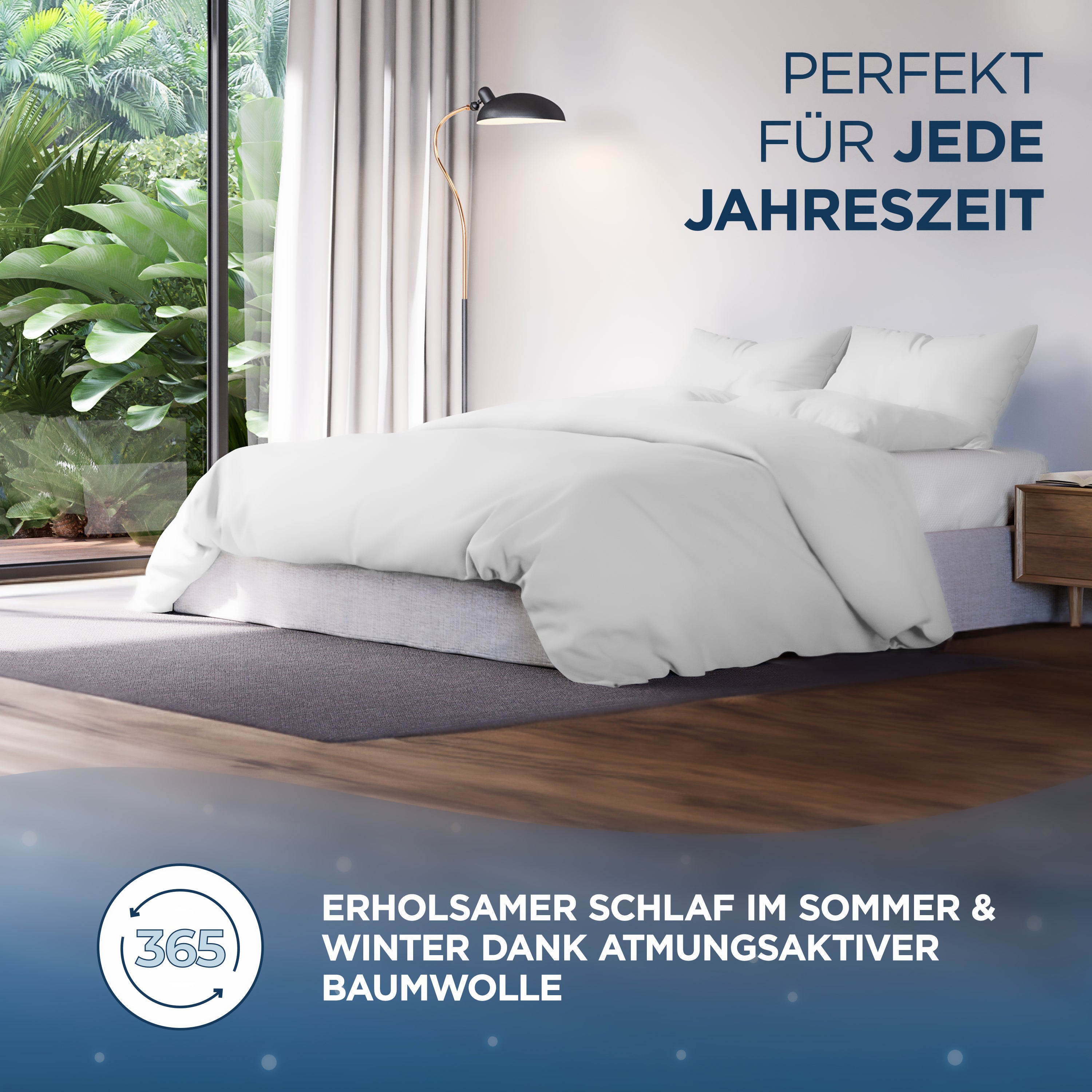 Baumwollsatin Kissenbezug Aluna Samthus