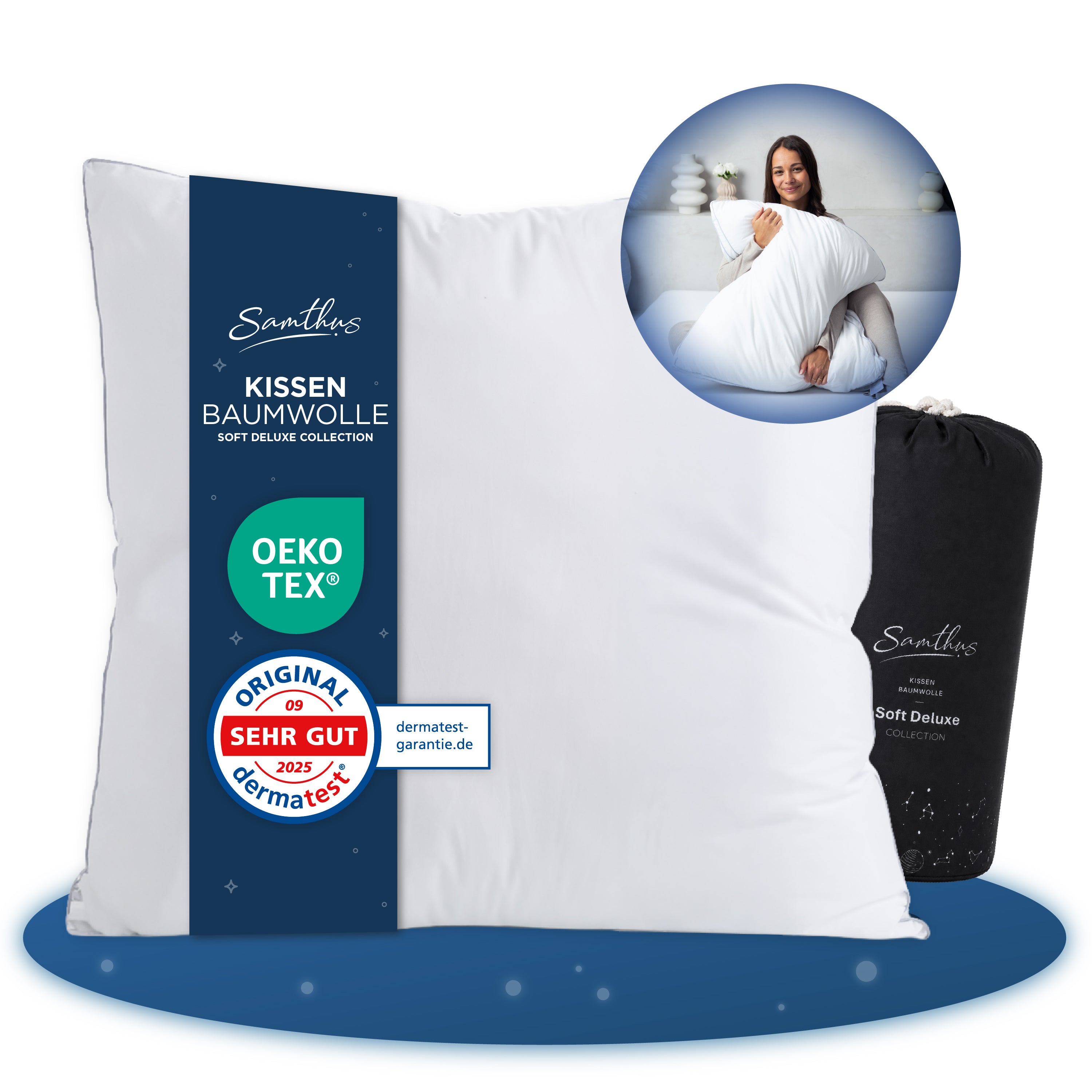 Baumwolle Kissen Soft Deluxe