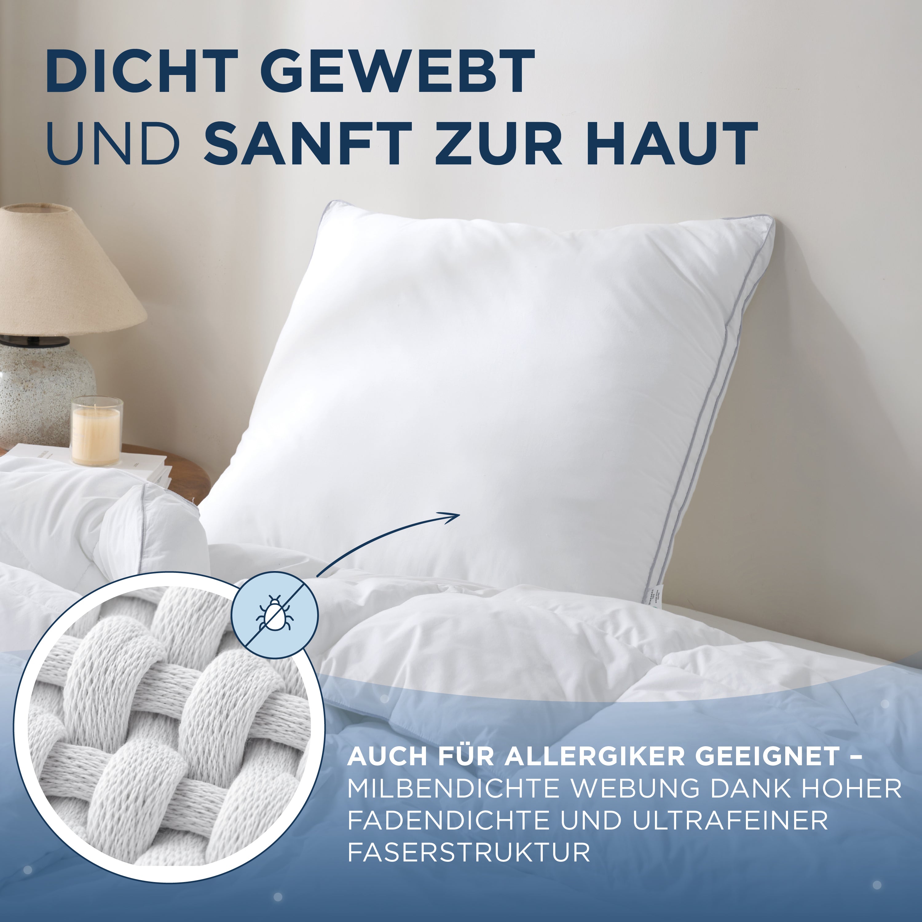 Baumwolle Kissen Soft Deluxe