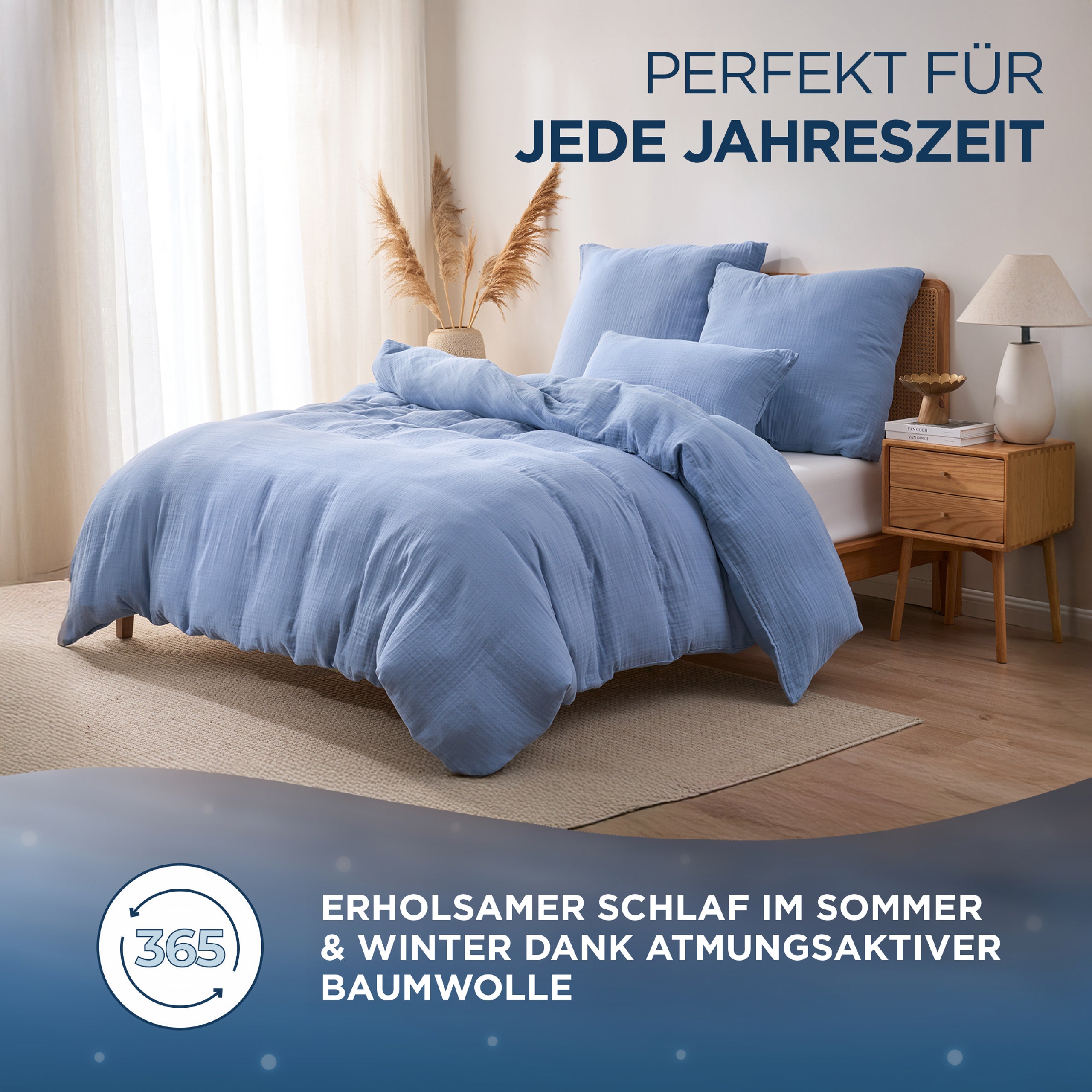 Musselin Bettwäsche Aurora