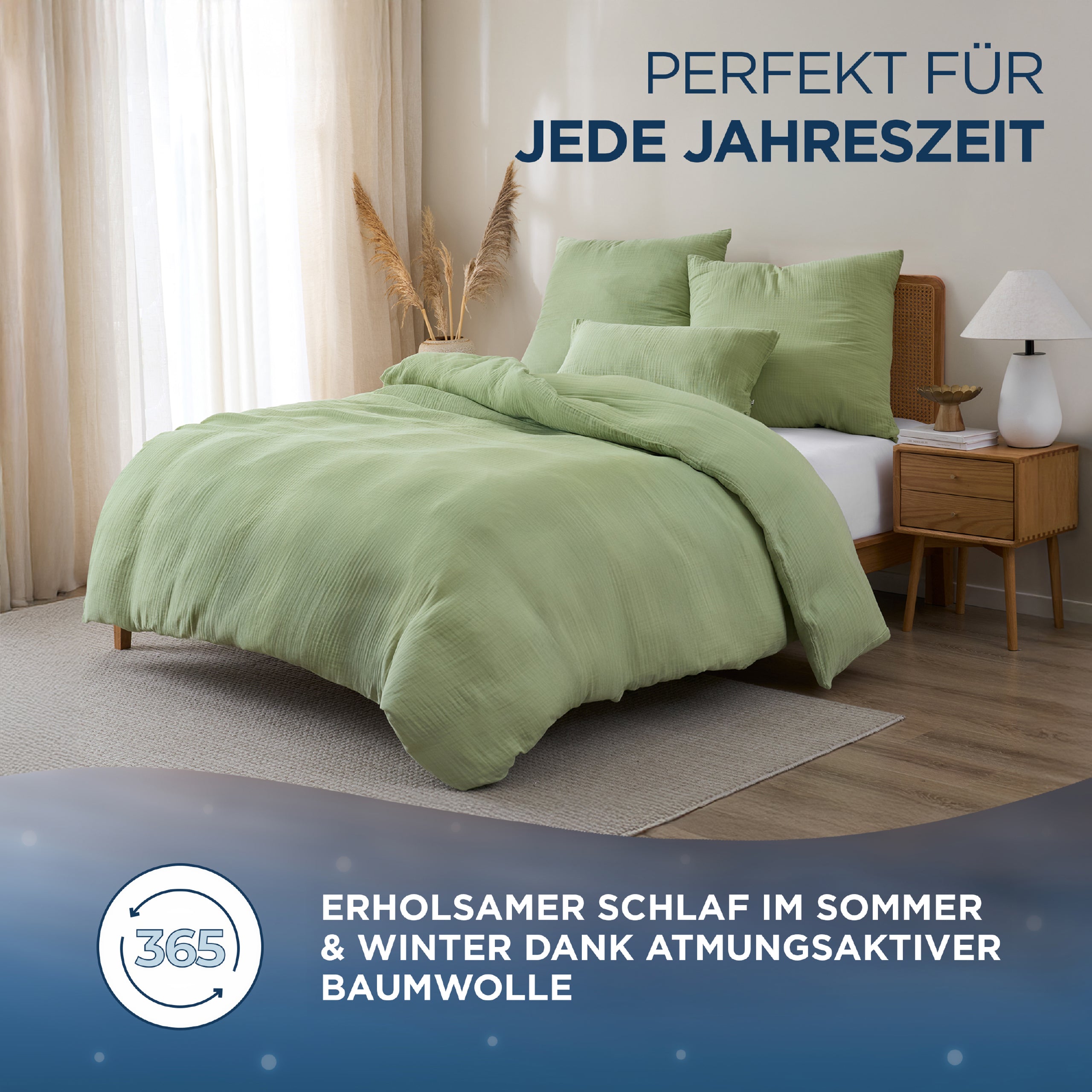 Musselin Bettwäsche Aurora