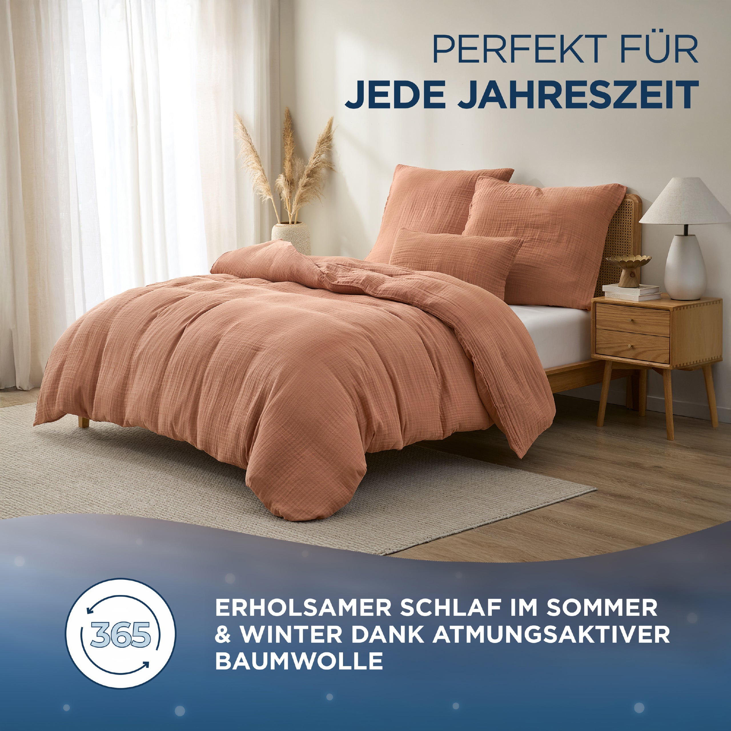 Musselin Bettwäsche Aurora