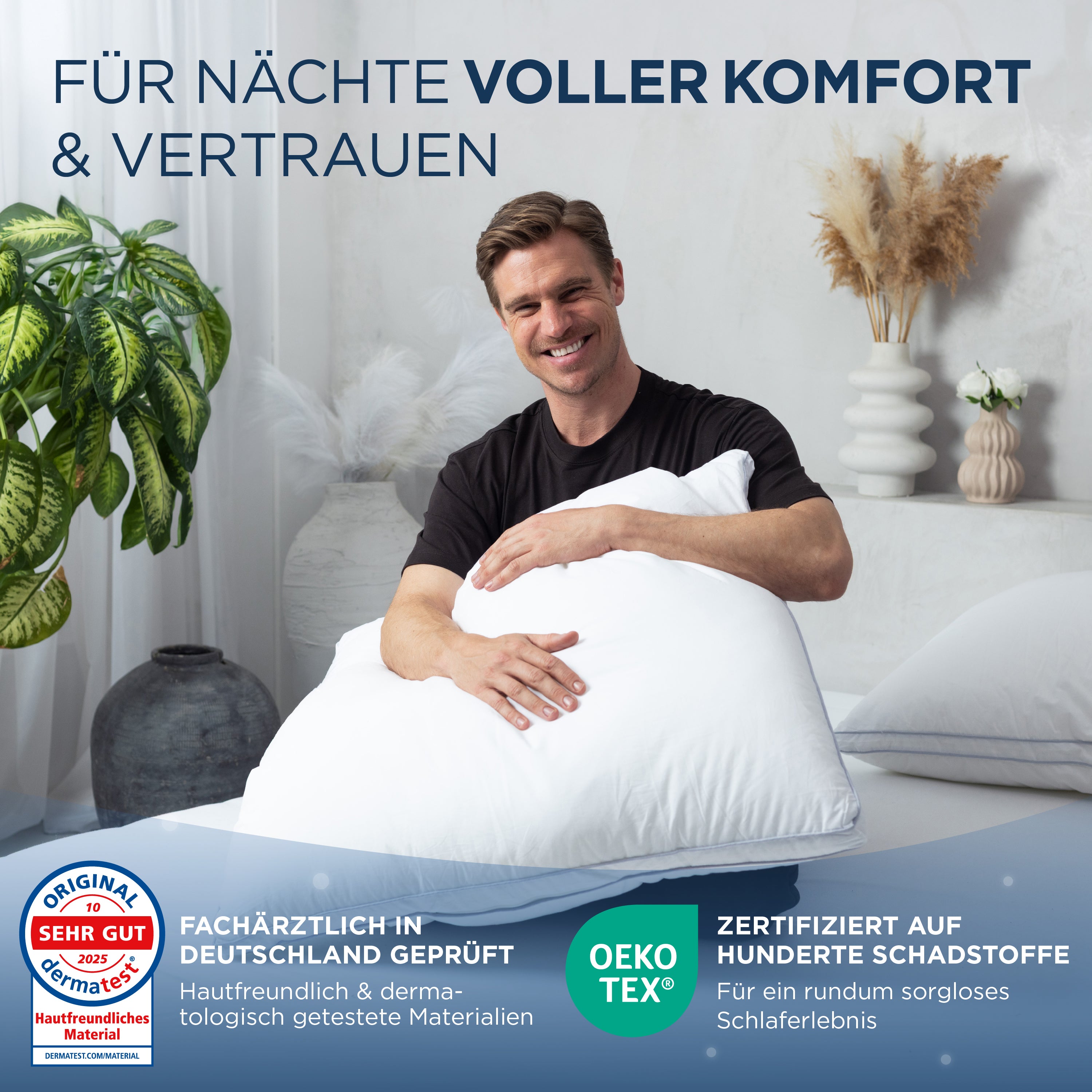 Baumwolle Kissen Soft Deluxe