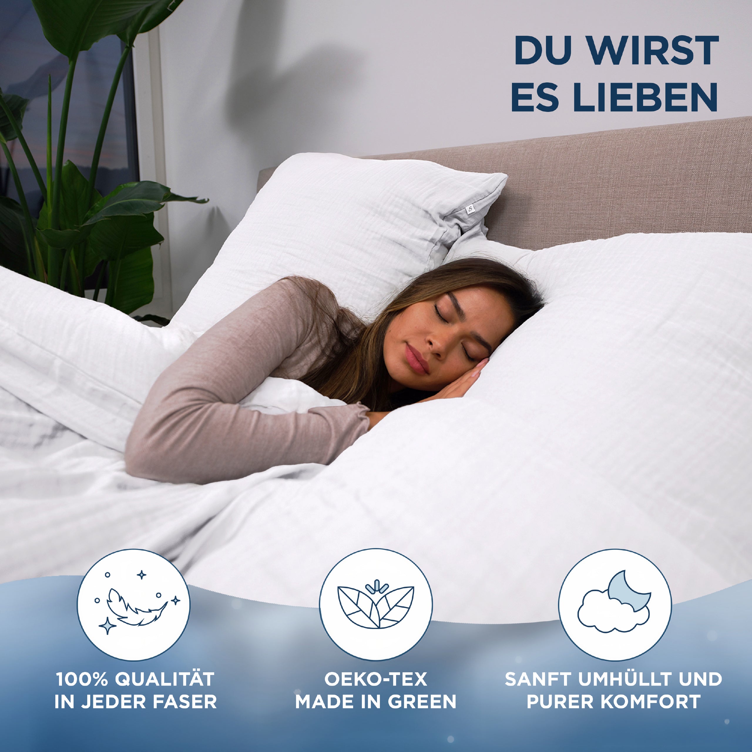 Musselin Bettwäsche Aurora