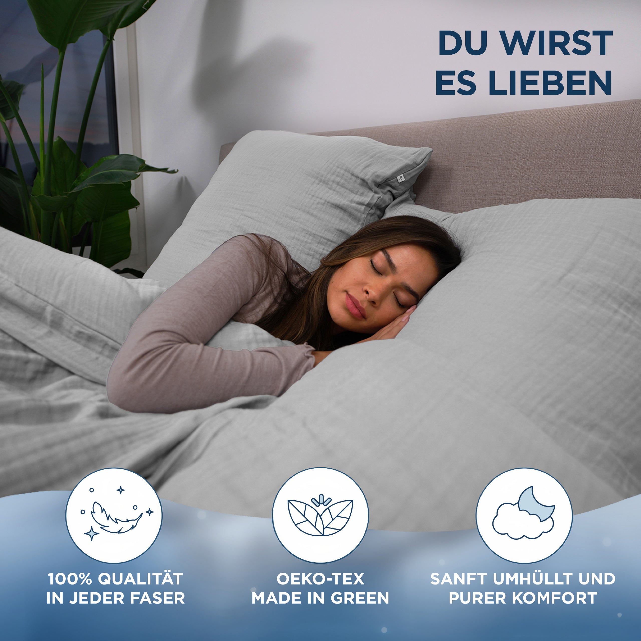 Musselin Bettwäsche Aurora