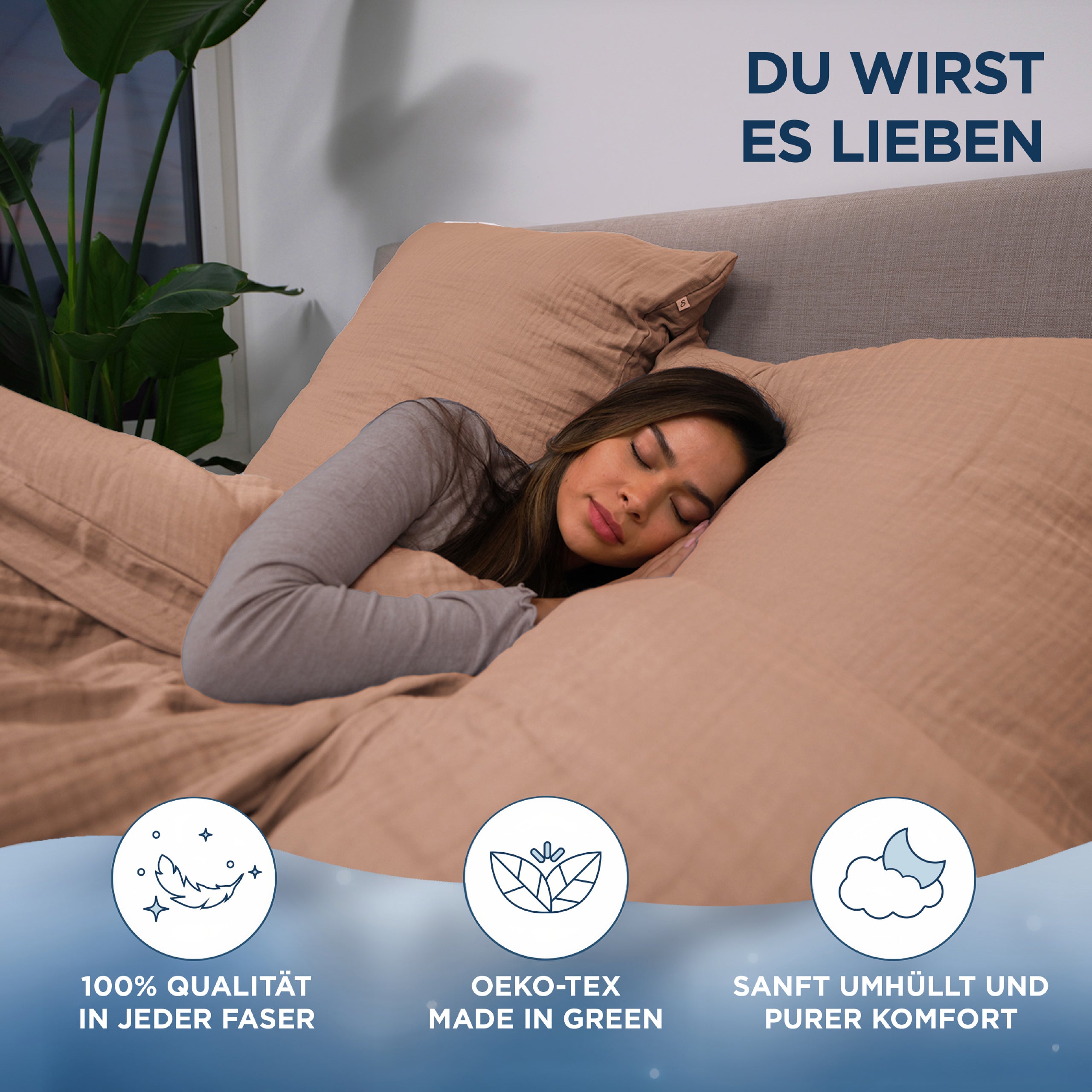 Musselin Bettwäsche Aurora