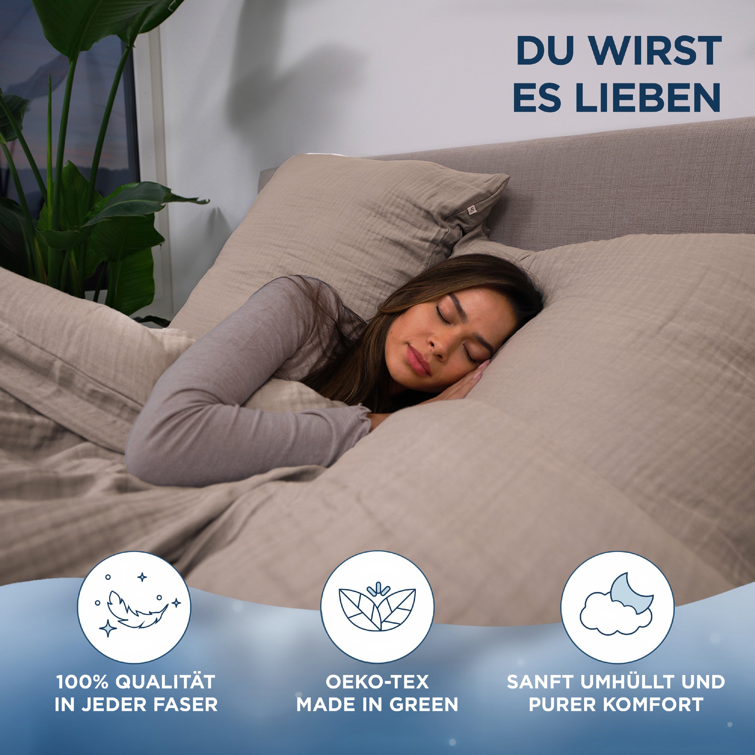 Musselin Bettwäsche Aurora