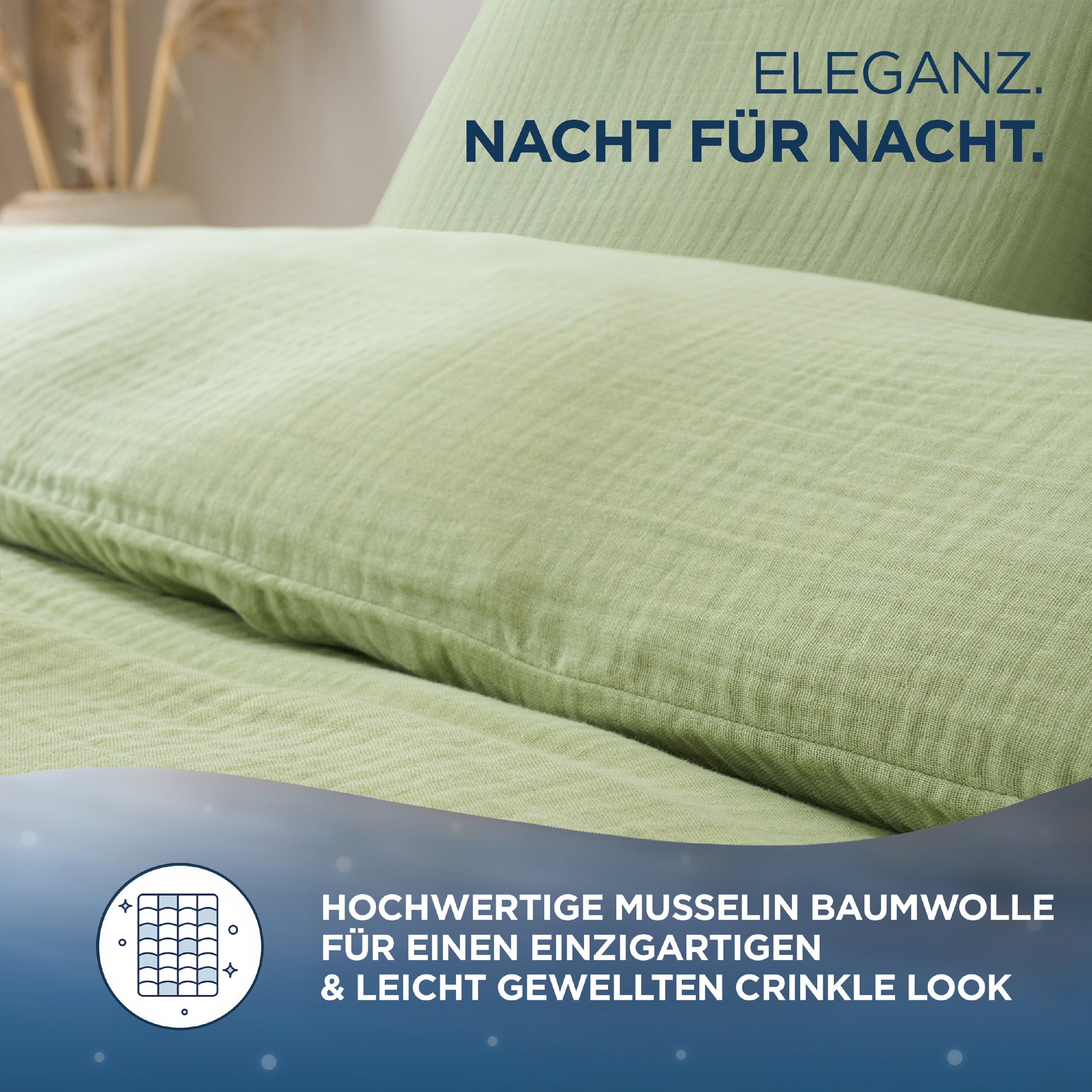 Musselin Bettwäsche Aurora