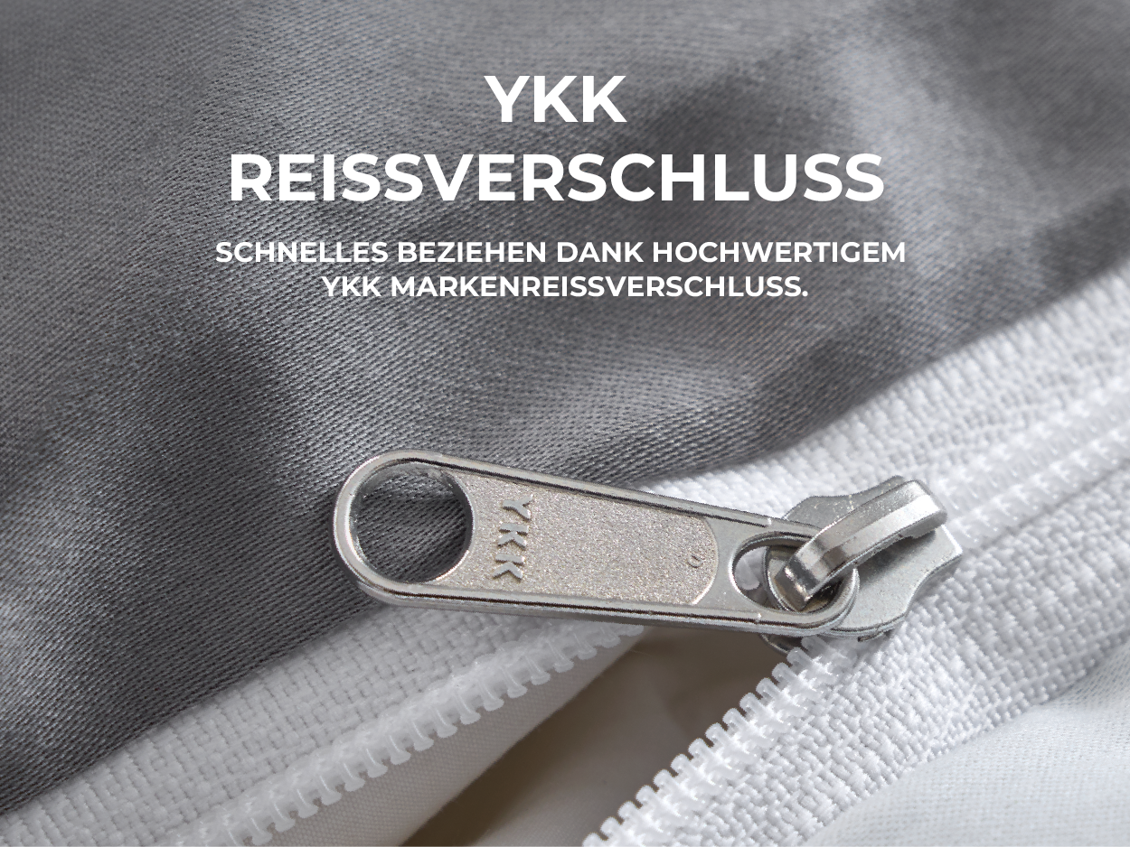 Baumwollsatin Kissenbezug Alva