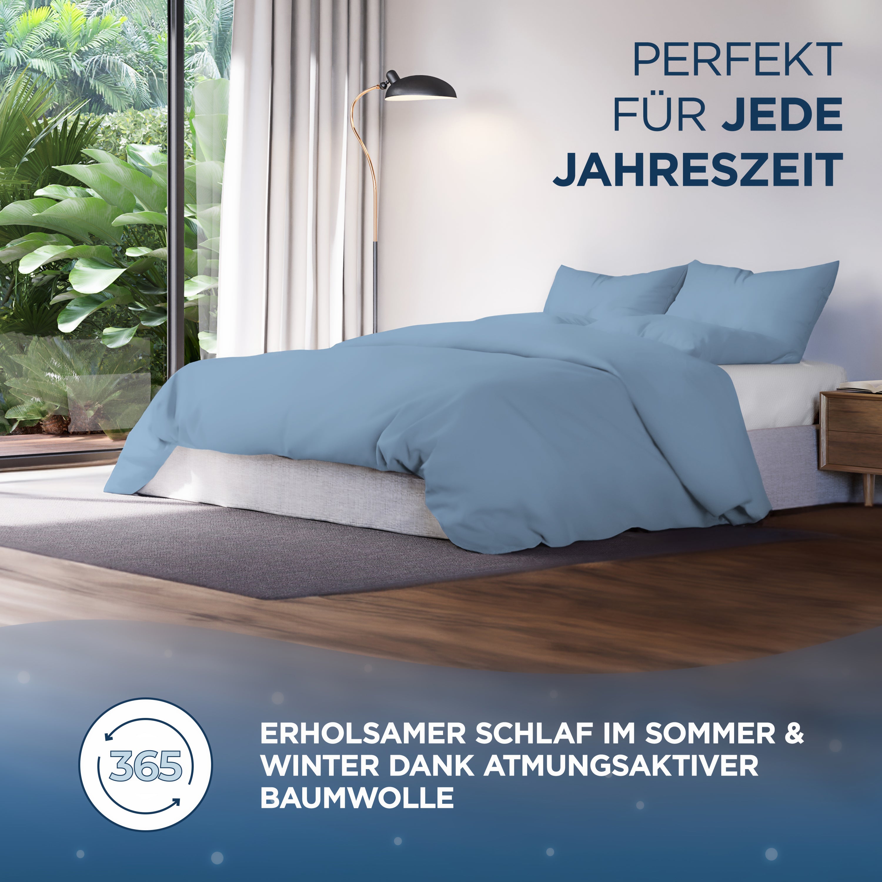 Baumwollsatin Kissenbezug Aluna Samthus